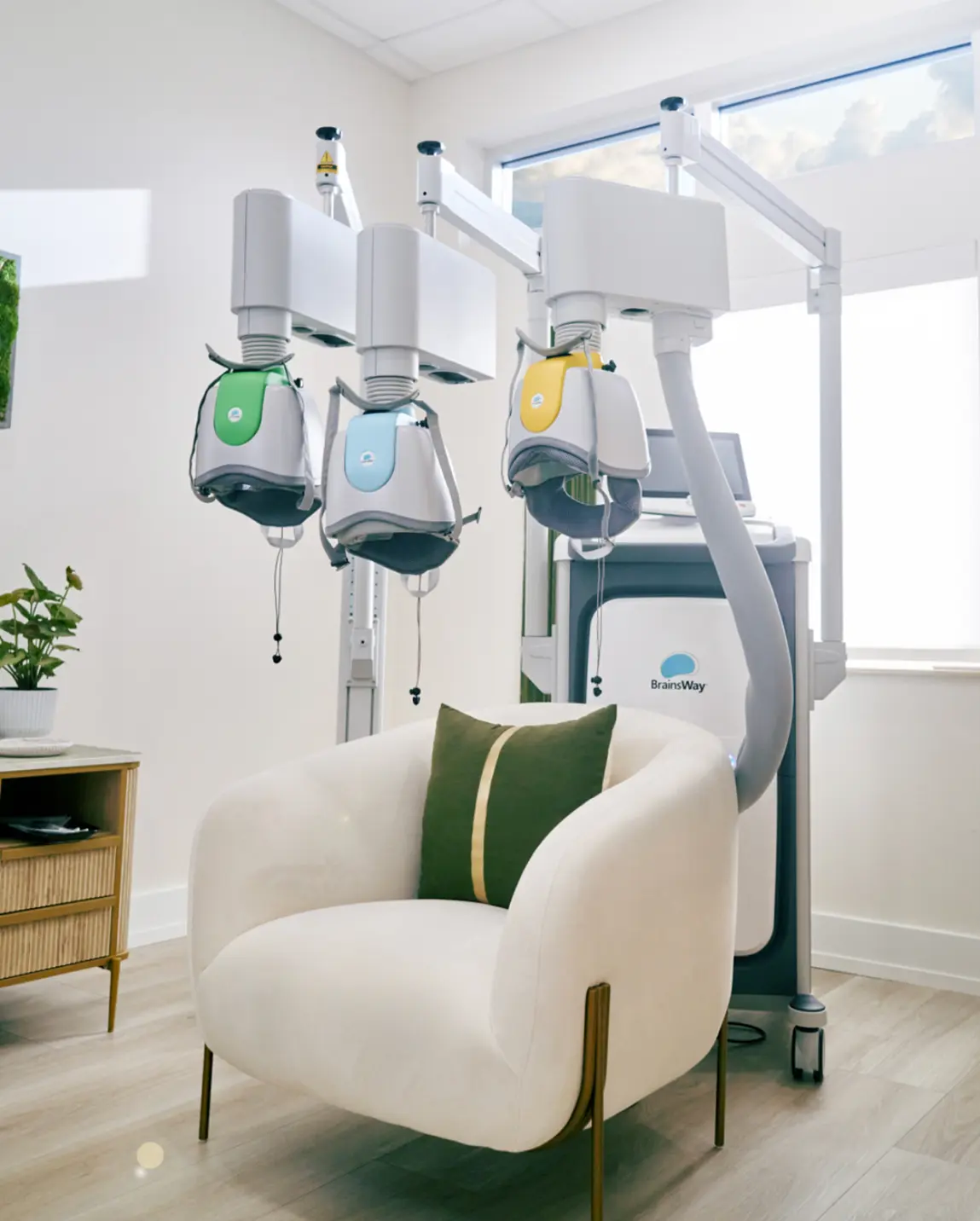 BrainsWay Deep TMS equipment at NeuCognition Centers
